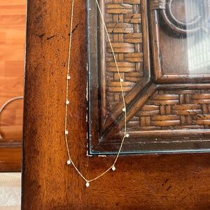 Dainty pearl necklace